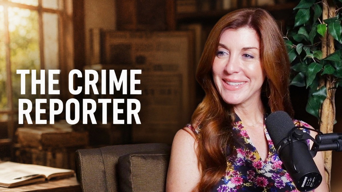 Image of Annie McCormick with the caption "The crime reporter" next to her